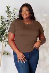 Basic Bae Full Size Round Neck Short Sleeve T-Shirt - ShopBasicbae - Flyclothing LLC
