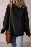 Drawstring Pocketed Long Sleeve Hoodie - Trendsi - Flyclothing LLC