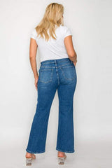 bytos Full Size Cat's Whiskers Mid Rise Ankle Jeans - Trendsi - Flyclothing LLC