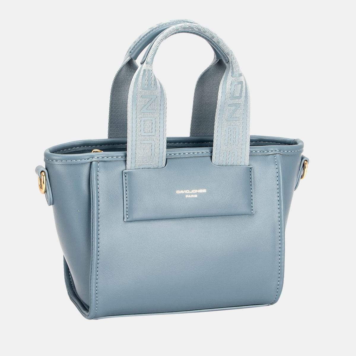 David Jones Small Handbag with Embossed Pattern Handles - Trendsi - Flyclothing LLC