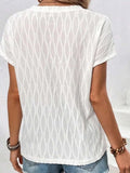 Full Size Round Neck Short Sleeve T-Shirt - Trendsi