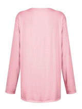 Full Size Pocketed Round Neck Long Sleeve T-Shirt - Trendsi - Flyclothing LLC