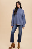 Annie Wear Distressed Raw Hem Straight Leg Cropped Jeans - Trendsi