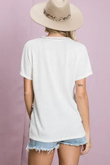 BiBi Colr Block Waffle Knit Top - Trendsi - Flyclothing LLC