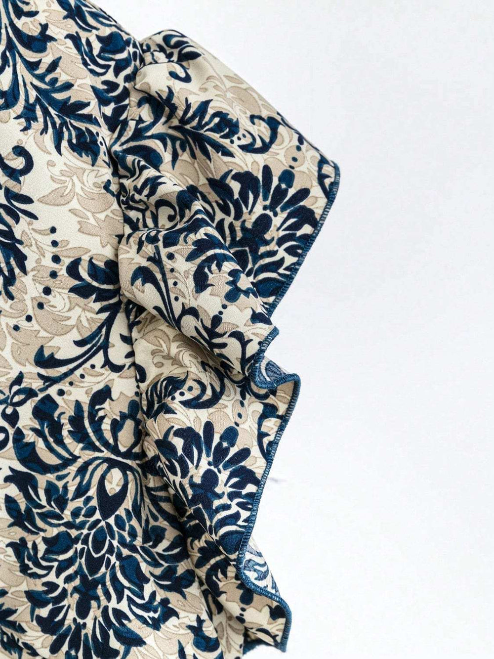 Printed Ruffled Cap Sleeve Top and Pants Set - Trendsi - Flyclothing LLC