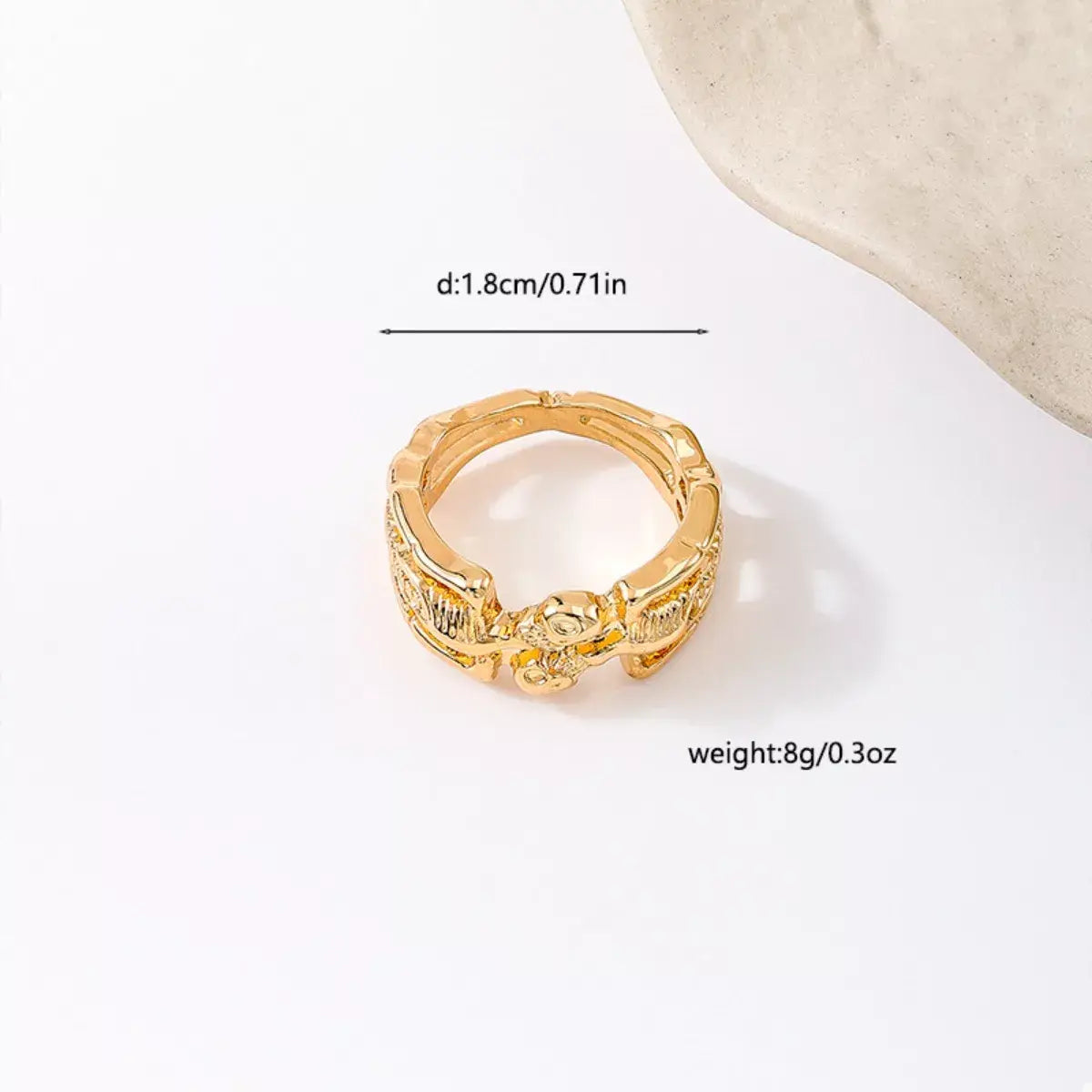 Halloween Skull Alloy Ring - Trendsi - Flyclothing LLC