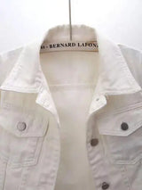 Full Size Cropped Denim Jacket Plus Size - Trendsi - Flyclothing LLC