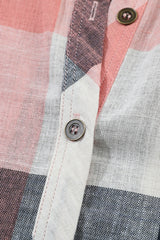 Plaid Button Up Long Sleeve Shirt