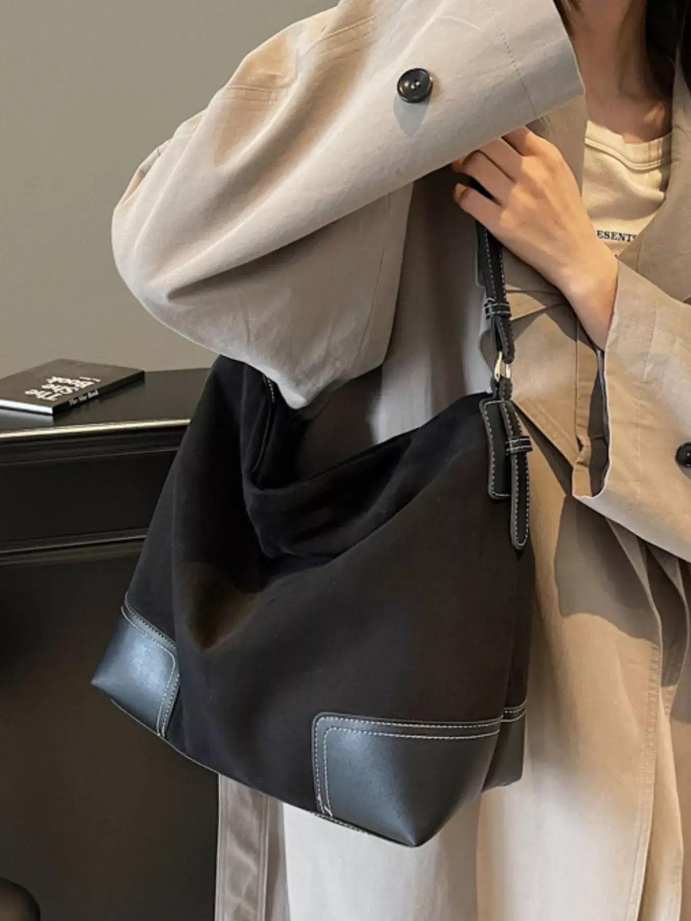 Adjustable Strap Shoulder Bag - Trendsi - Flyclothing LLC