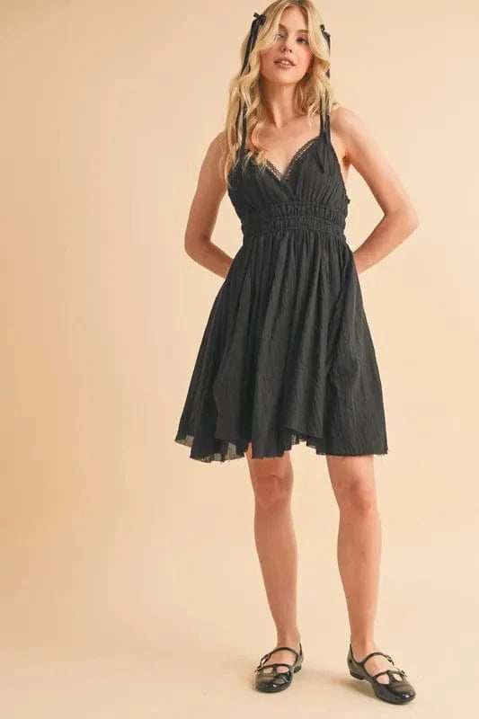 Aemi+Co Lace Detail Mini Cami Dress - Trendsi - Flyclothing LLC
