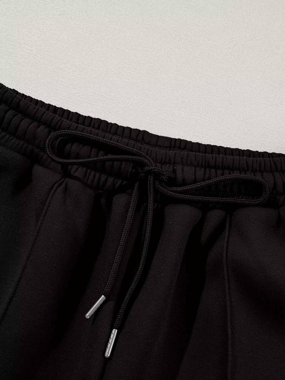 Drop Shoulder Zip Up Jacket and Drawstring Pants Active 2pcs Set - Trendsi - Flyclothing LLC