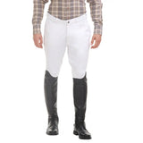 TuffRider Men's Micro Cord Patrol Knee Patch Breeches - Breeches.com - Flyclothing LLC