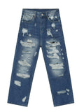 Men's Distressed Jeans with Pockets - Trendsi - Flyclothing LLC