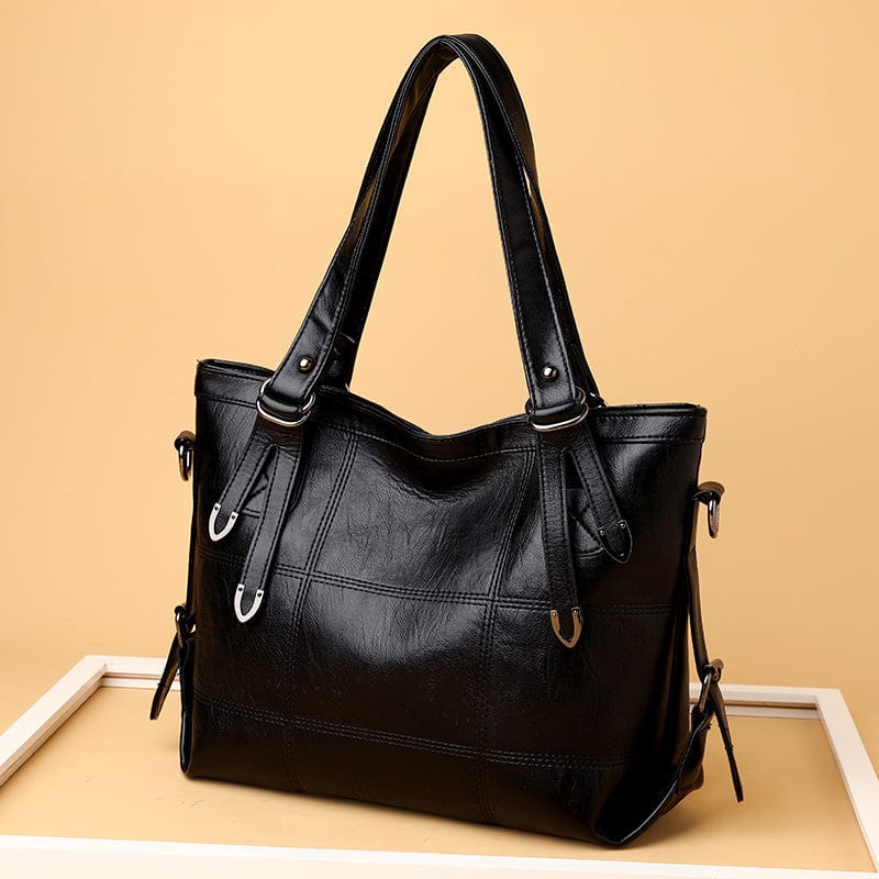PU Leather Medium Handbag - Trendsi