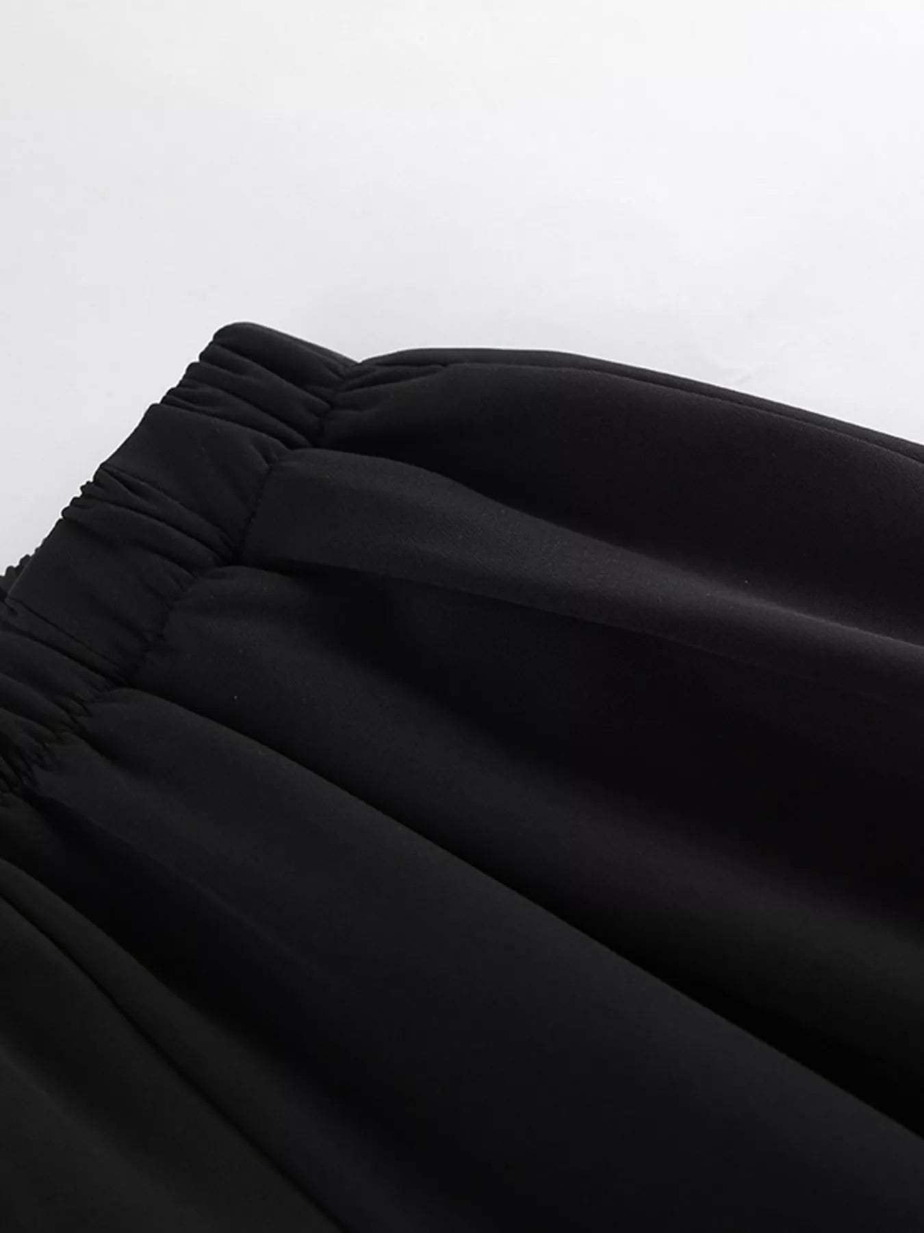 Puffy Sleeve Blazer and Wide-Leg Pants Set - Trendsi - Flyclothing LLC