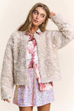 J.NNA Mixed Fabric Chic Jacket - Trendsi - Flyclothing LLC