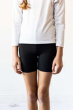 Black Twirl Shorts - Mila & Rose ® - Flyclothing LLC