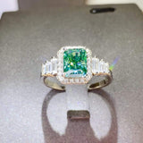 2 Carat Moissanite 925 Sterling Silver Ring - Trendsi - Flyclothing LLC