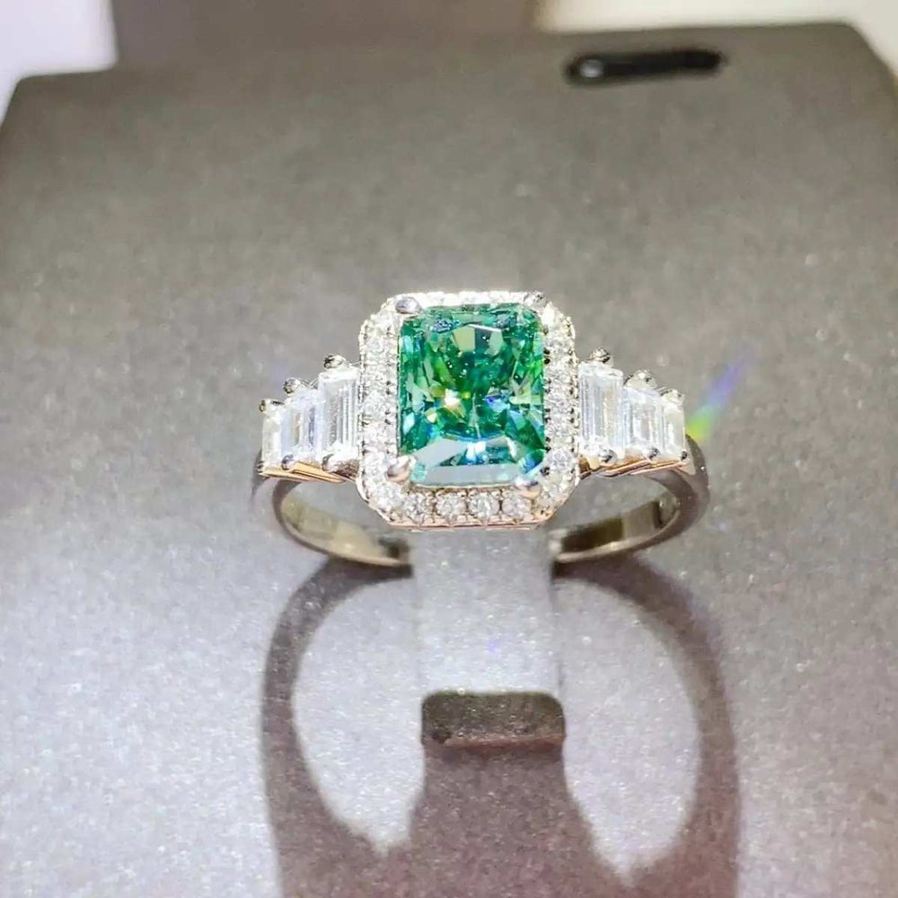 2 Carat Moissanite 925 Sterling Silver Ring - Trendsi - Flyclothing LLC