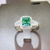 2 Carat Moissanite 925 Sterling Silver Ring - Trendsi