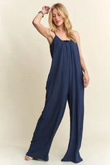 ADORA Wide Leg Casual Cami Jumpsuit - Trendsi - Flyclothing LLC