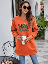 MERRY CHRISTMAS Graphic Sweatshirt - Trendsi - Flyclothing LLC
