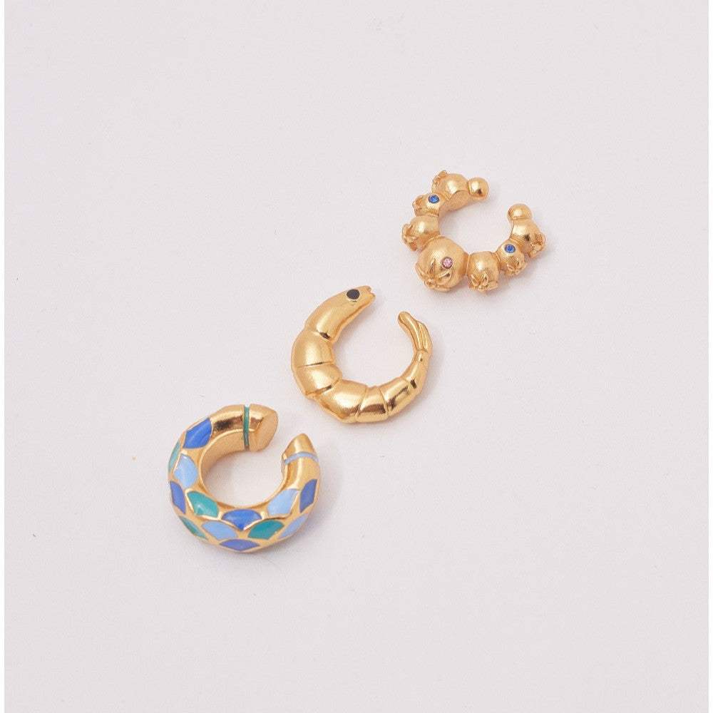 Fashionable Stainless Steel Ear Cuff Earrings - My Store - Flyclothing LLC