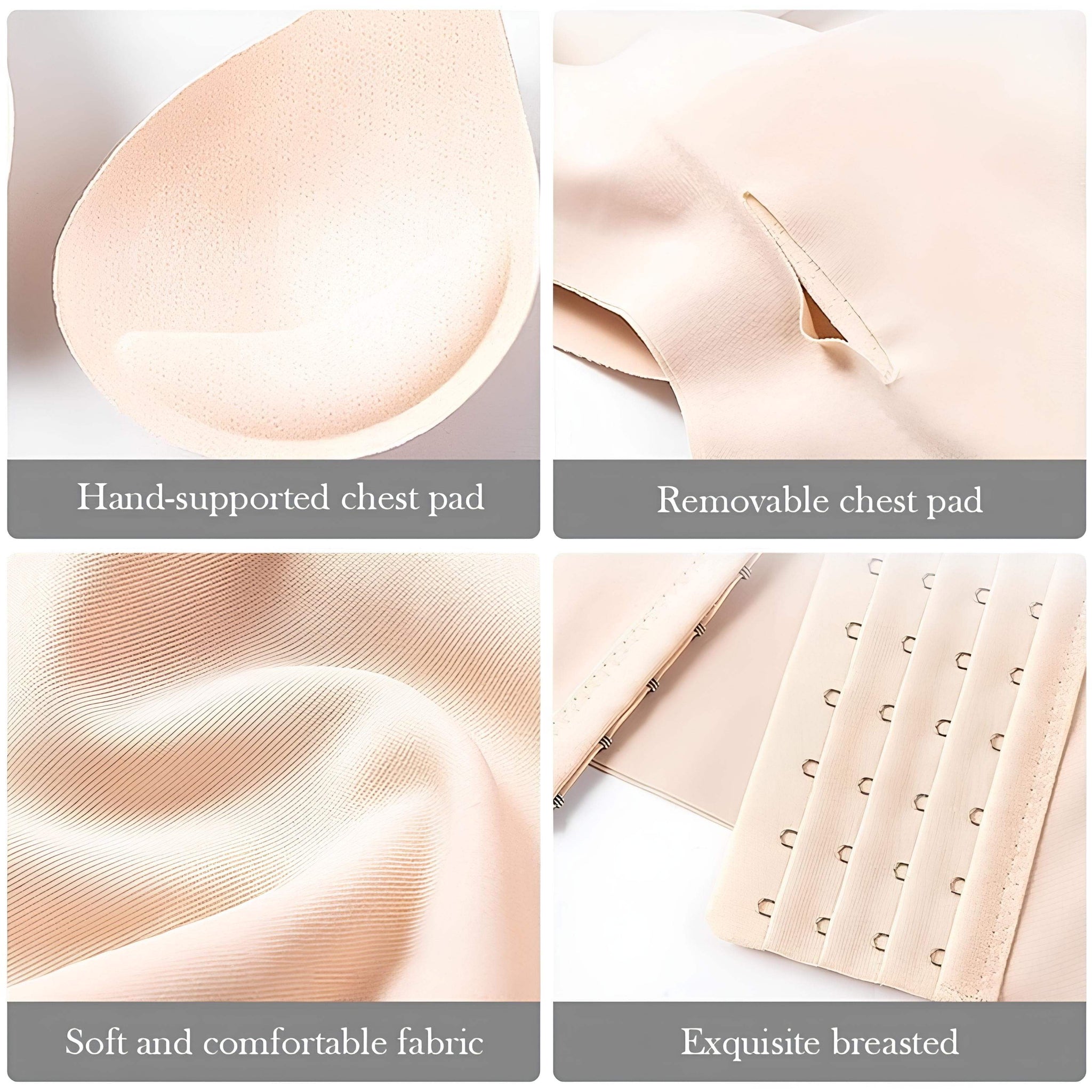 Basic Bae Scoop Neck Shapewear Tank with Removable Paddings - Trendsi - Flyclothing LLC