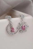 2 Carat Moissanite 925 Sterling Silver Moon & Star Earrings - Trendsi
