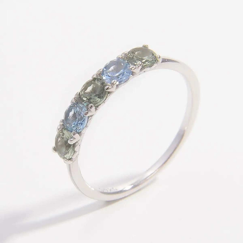 925 Sterling Silver Rhinestone Ring - Trendsi - Flyclothing LLC