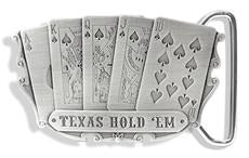 Texas Hold Em Buckle