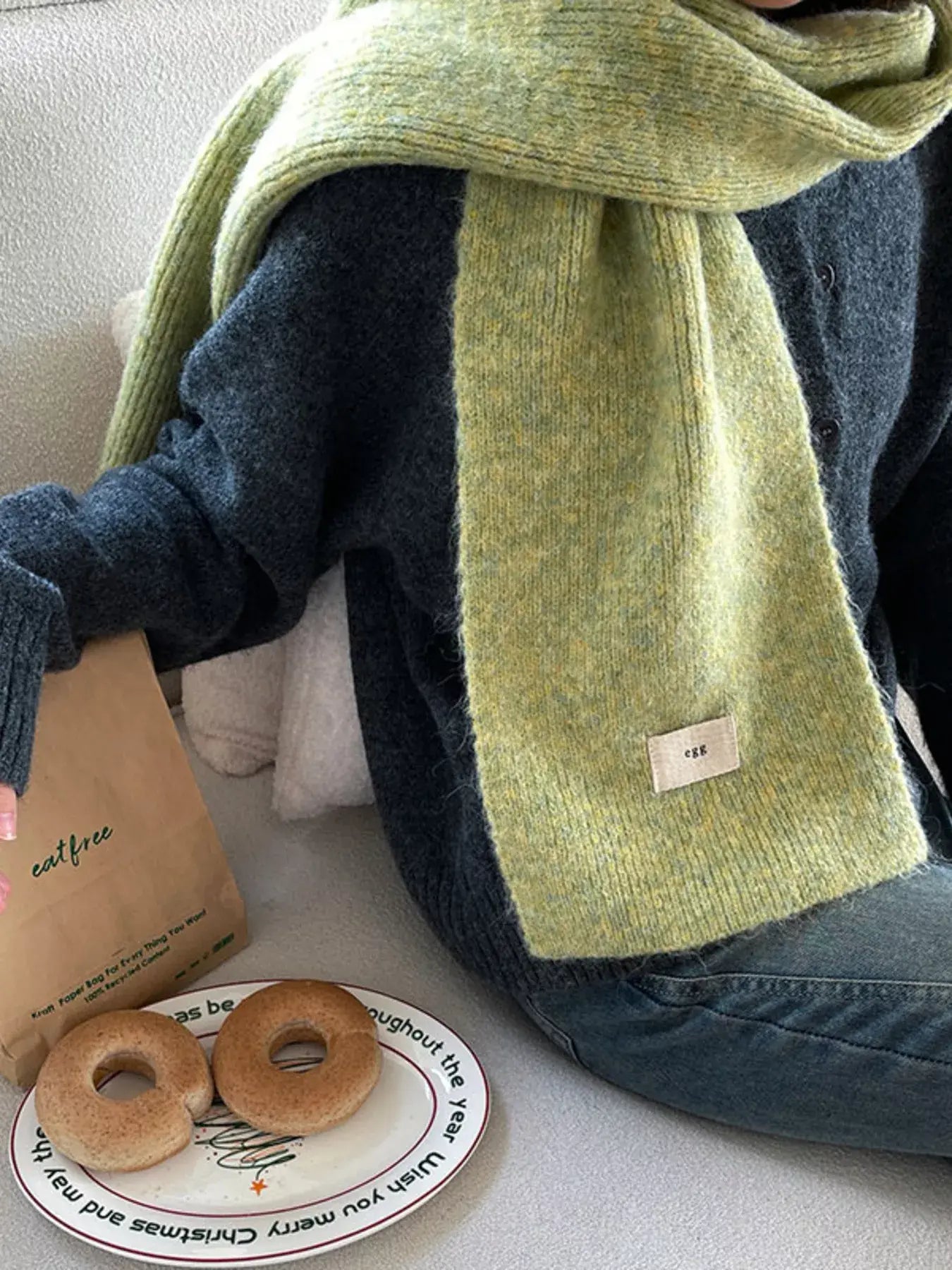 Cozy Knitted Winter Scarf - Trendsi - Flyclothing LLC
