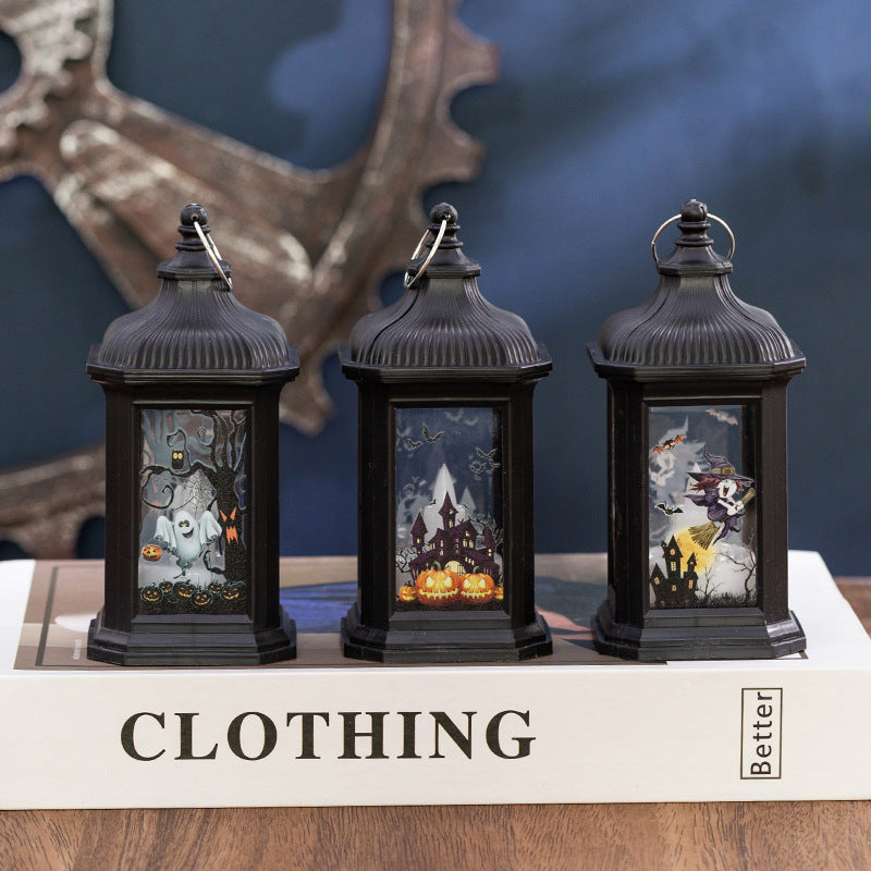Halloween Decorations Children's Portable Pumpkin Lantern Halloween Ornaments Halloween Pendant Wind Lantern Props - My Store - Flyclothing LLC