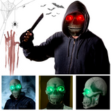 Halloween Skull Movable Mouth Latex Mask Halloween Kills Mask Cosplay Scary Killer Full Face Helmet Halloween Party Costume Prop - My Store - Flyclothing LLC