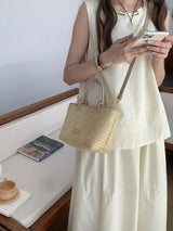 Straw Woven Crossbody Bag - Trendsi - Flyclothing LLC