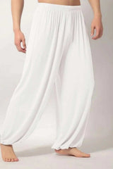 Men's Full Size Elastic Waist Pants Plus Size - Trendsi - Flyclothing LLC