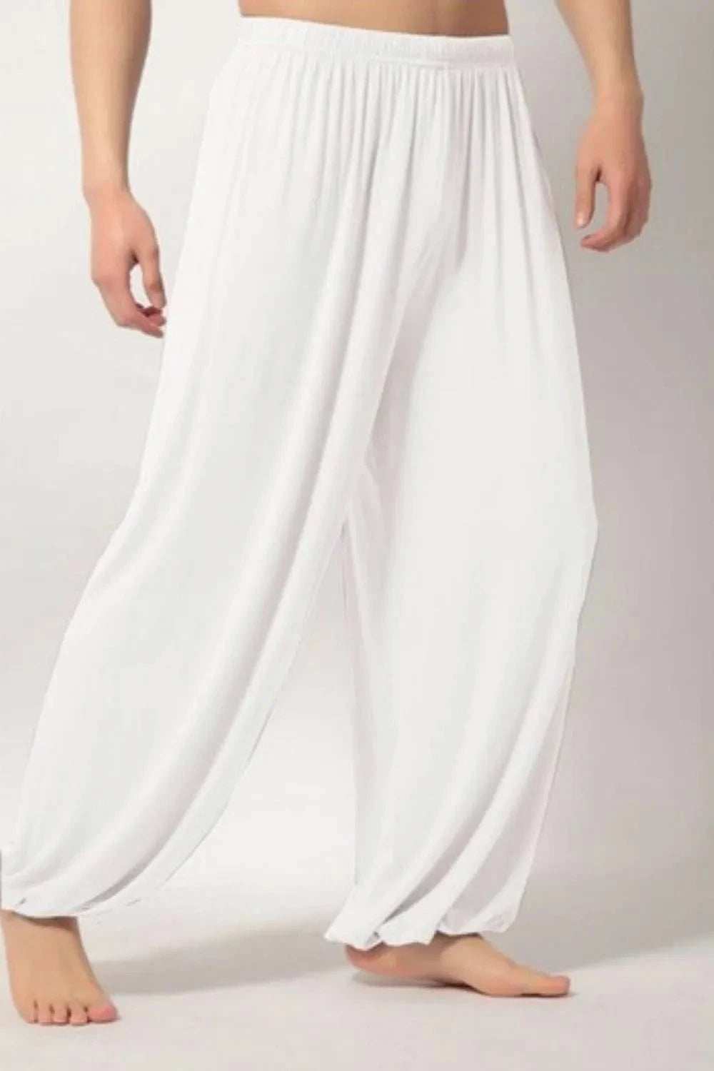 Men's Full Size Elastic Waist Pants Plus Size - Trendsi - Flyclothing LLC