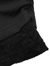 One-Shoulder Lace Trim Slim Fit T-Shirt - Trendsi - Flyclothing LLC
