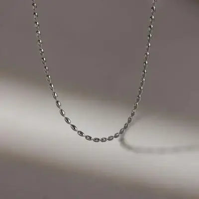 Titanium Steel Beaded Necklace - Trendsi - Flyclothing LLC
