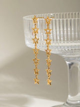 Stainless Steel Cutout Star Earrings - Trendsi - Flyclothing LLC