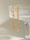 Stainless Steel Cutout Star Earrings - Trendsi