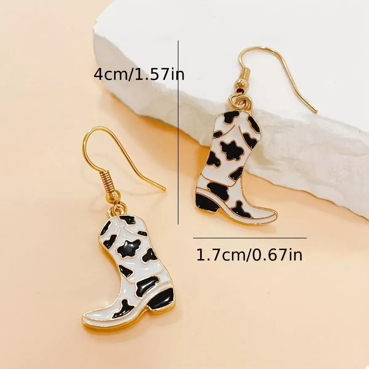 Cowgirl Boot Dangle Earrings - Trendsi - Flyclothing LLC