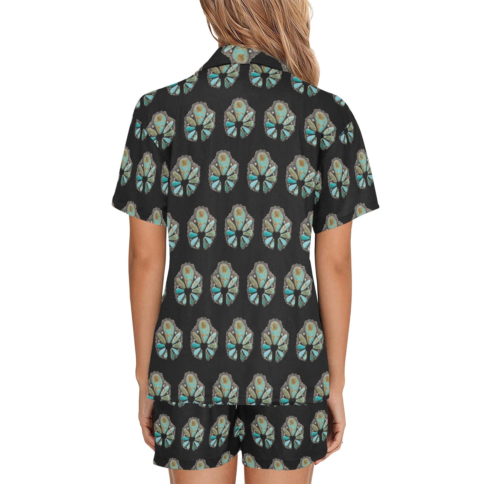 Baha Ranch Turquoise Naja Women's Pajama Set