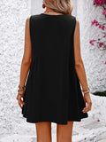 V-Neck Sleeveless Mini Dress - Trendsi - Flyclothing LLC