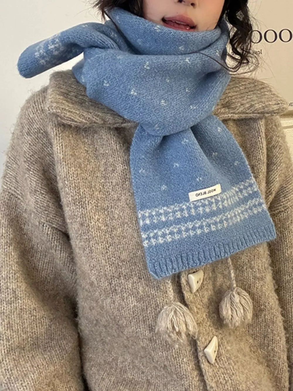 Winter Warm Knitted Scarf - Trendsi - Flyclothing LLC