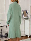 V-Neck Cami Dress and Open Front Cardigan Sweater Set - Trendsi - Flyclothing LLC