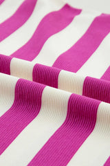 Stripe Cap Sleeve Pocketed Shift Tee Dress - Trendsi - Flyclothing LLC