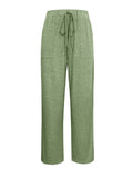 Tied Wide Leg Pants with Pockets - Trendsi