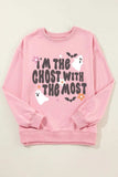 Graphic Round Neck Long Sleeve Sweatshirt - Trendsi - Flyclothing LLC