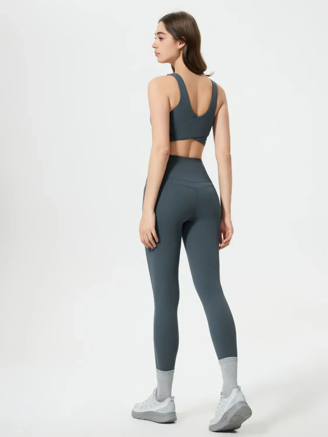 Millennia Wide Waistband Active Leggings - Trendsi - Flyclothing LLC